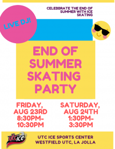 Celebbrate the end of summer with ice skating